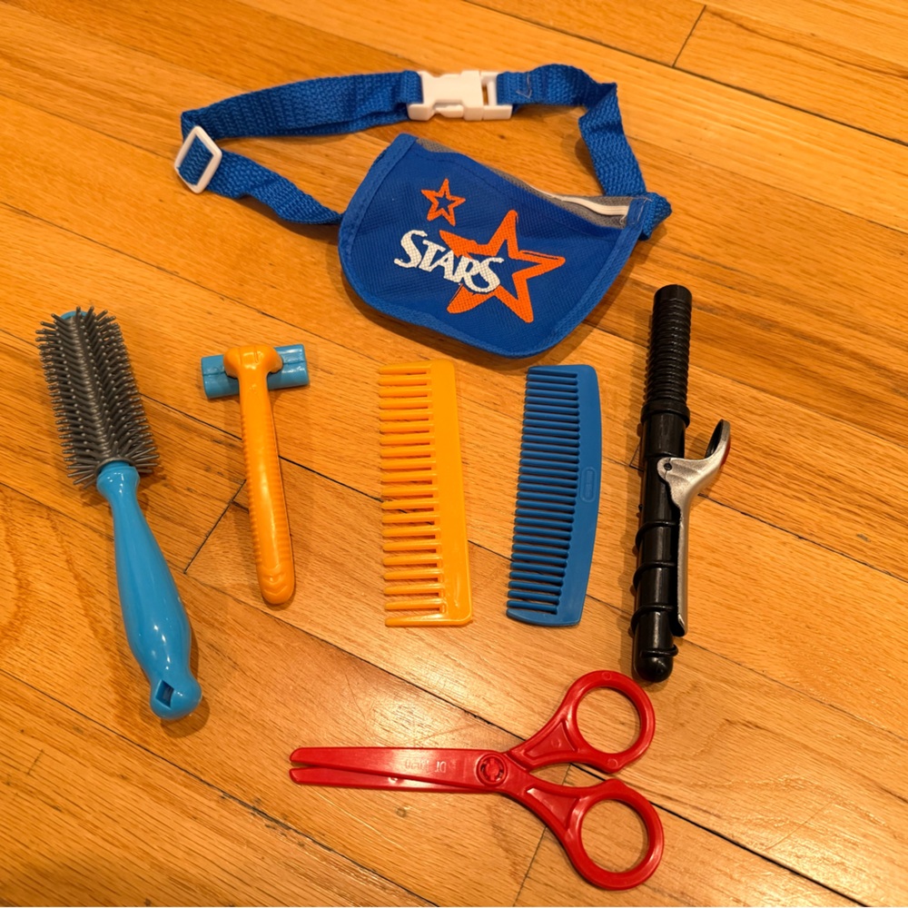 Stars Kids Hair Styling Kit - Red, Blue, Orange, Black
